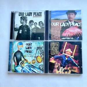 Our Lady Peace CD Album Collection (lot of 4) untested